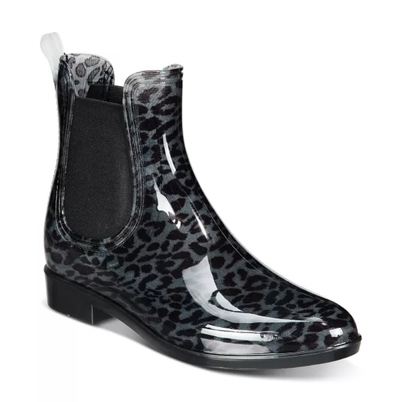 INC International Concepts Shoes - INC International Concepts Leopard Raelynn Rain Boots
